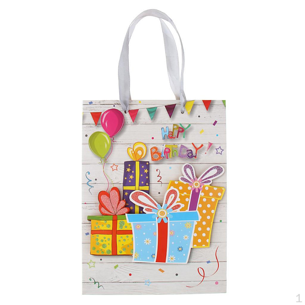Party Gift Bag with Flat Handles - Birthday