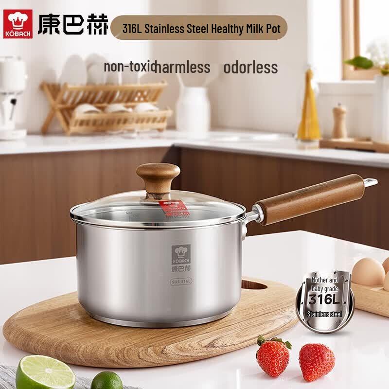 KOBACH 18cm 316L Stainless Steel Milk Pot