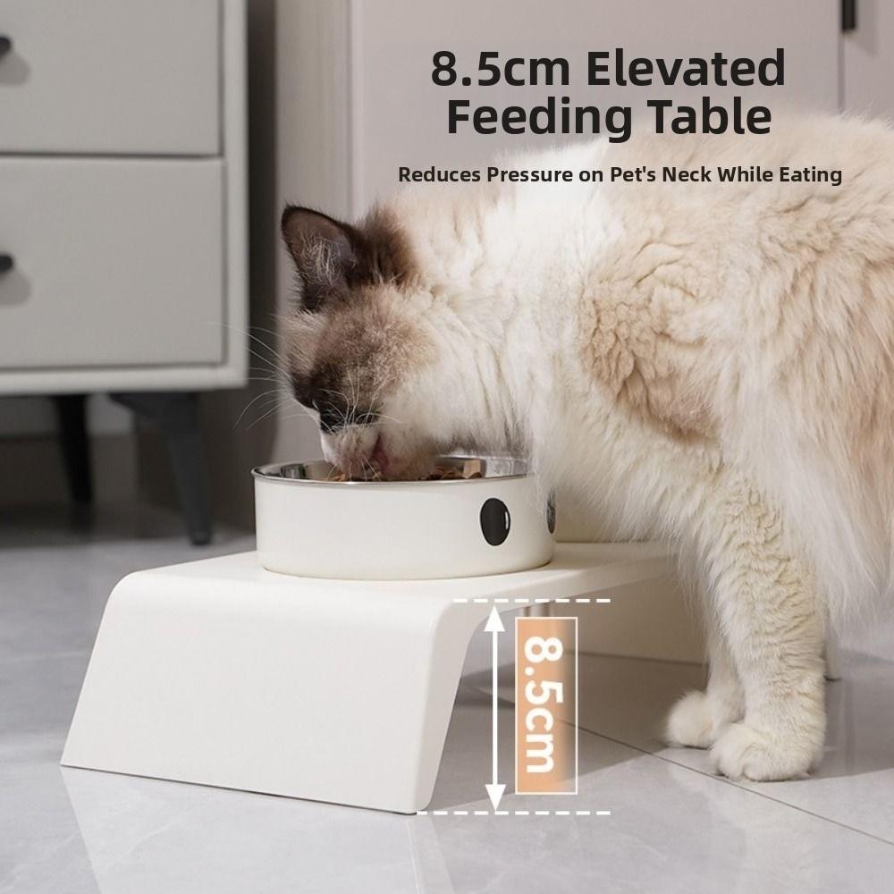 Non-Slip Cat Food Water Bowl Anti-flip Cat Dog Dual-use Bowl Pet Food Dispenser  Dog Accessories