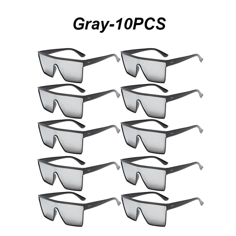 2025 New Fashion High Quality Square Glasses Frame Big Frame Retro Cyberpunk Color Film Sunglasses for Men and Women