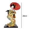 Figurine Kimono Doll Shape Decor Creative Japanese Doll Tabletop Decor Japanese Style Doll Desktop Ornament House Decoration