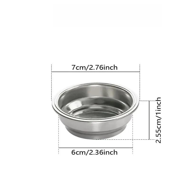 Portafiltro de Café Presurizado de 58 MM de 1 Agujero para Taza Simple/Doble Compatible con Portafiltro de 58 mm Herramienta para Café Espresso