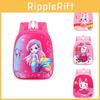 Cute Pink Cat Nylon Backpack For Preschoolers Trendy And Breathable School Bag