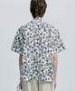 SSY Coconut Hawaiian Paisley Half Shirt White