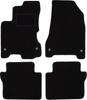 Czarne welurowe dywaniki podłogowe do: Renault Koleos I SUV (2007-2016)