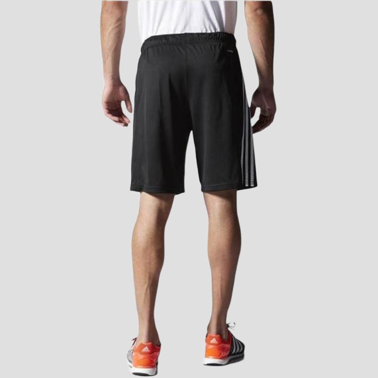 Adidas Side Stripe Lace-Up Breathable Five-Point Sports Shorts Men Shorts Black F86297