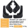 Paraspruzzi per Pneumatici Peugeot 207 Berlina 2009-2013