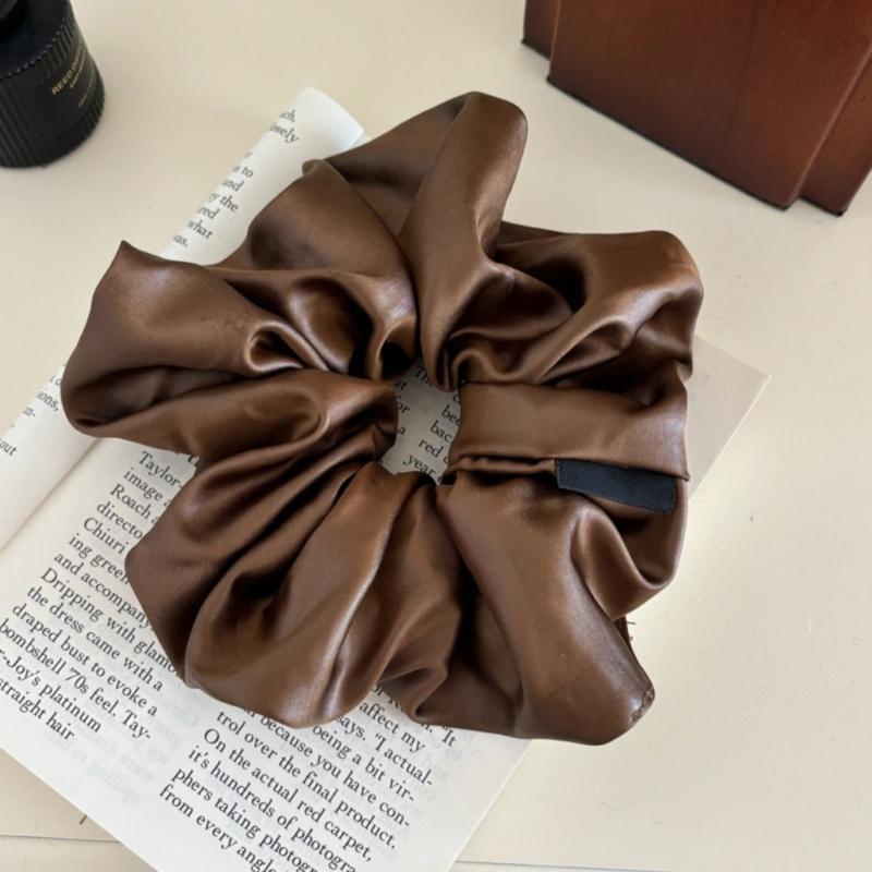 

Elegant Polyester Hair Scrunchie For Women French Design Ponytail Holder Lightweight Hair Band Hair Decors