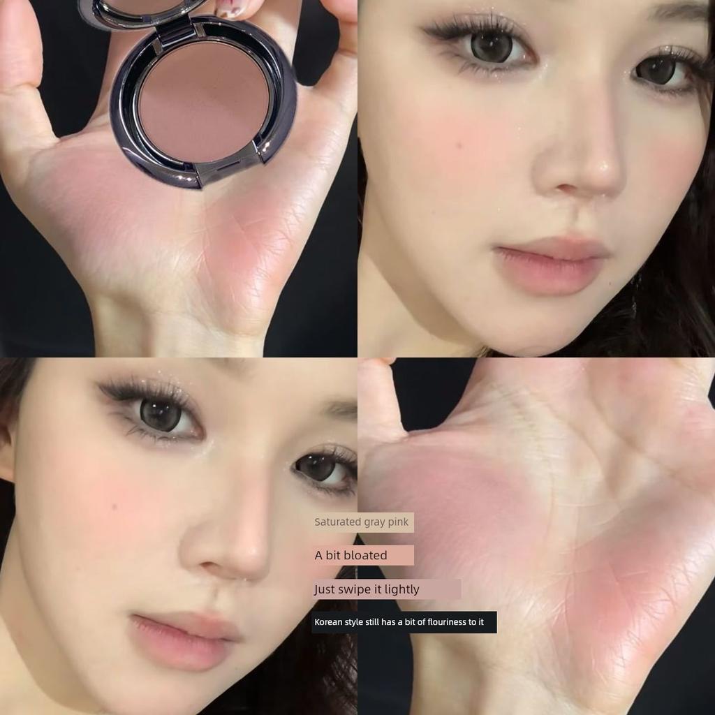2026 Korean Dragon Fruit Color Blush Korean Girl Group Expansion and Contraction Whitening Jelly Berry Color Natural Matte Blush Purple