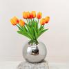 1/3pcs Plated Vase Modern Round Ball Vase Table Decor Accessories Flower Arrangement Craft Home Decoration SML