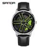 Sanda Meilleure Vente 1088 Montre pour Adolescent: Personnalisé, Cadran Rotatif 3D, Tendance, Quartz Étanche.