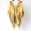 Breathable Sunscreen Thin Large Scarf with Buckle Seaside Vacation Cloak  Neck Decoration