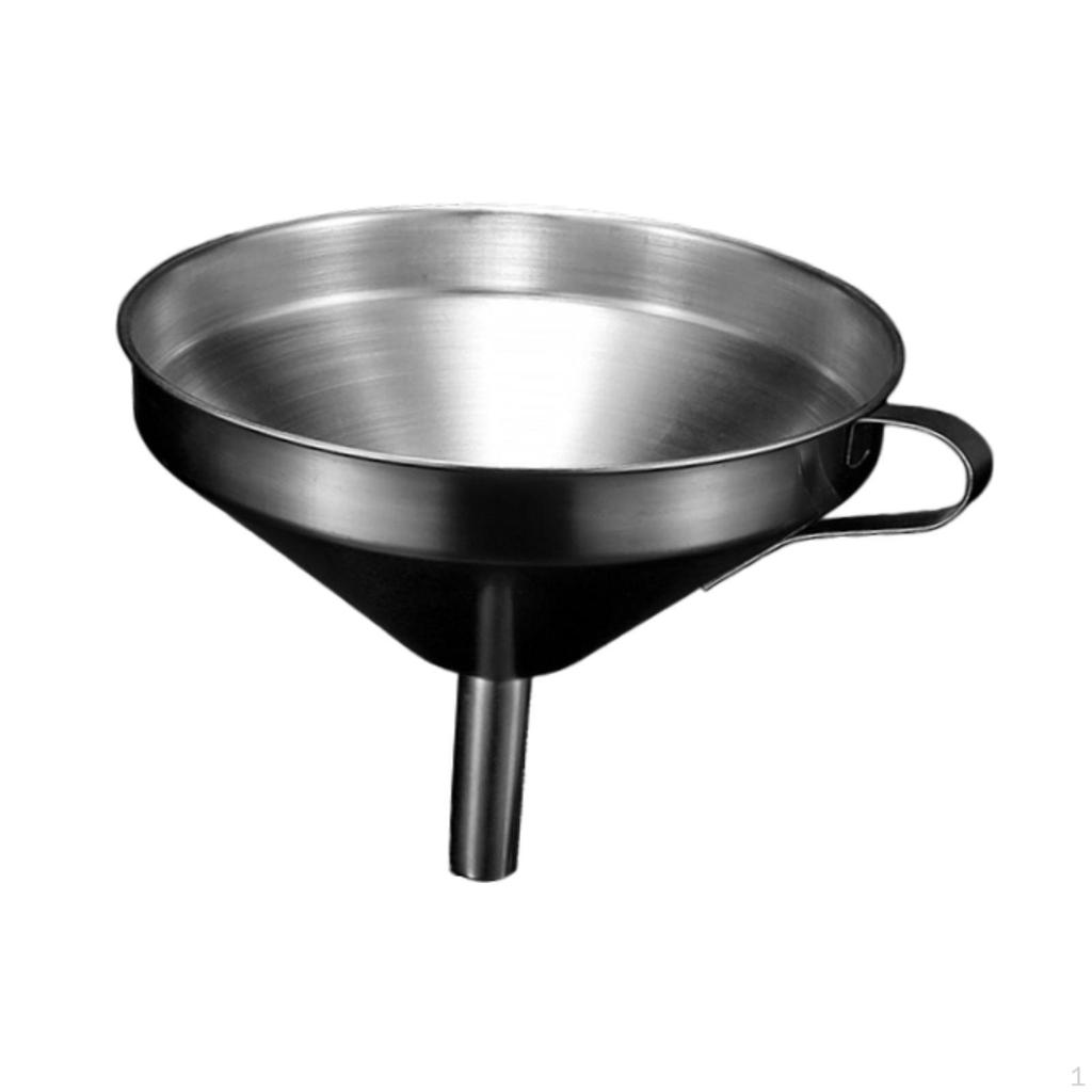 Kitchen Funnel Stainless Steel Cooking Supplies Oil Food for Filling Bottles with