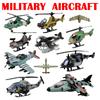 Jucărie DIY Catapultă Soldat Armată Avion Elicopter Avioane de Luptă Model Aeronave Militare Jucărie Figurina de Acțiune pentru Băieți Cadou Copii