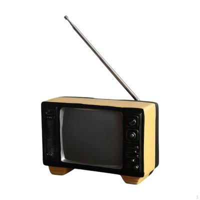 Resin Figurine Representing A Vintage Radio, Original Decorative Object for The Home, Coffee Table