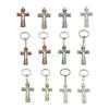 24TE Keychains Rings DIY Car Hanging Simple Jewelry Handmade Gift
