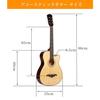 Goodraio Acoustic Guitar Beginner Set, 38-inch, for Students, Children, and Adults, Beginner Practice, Folk Guitar, Classical, with Simple Instruction