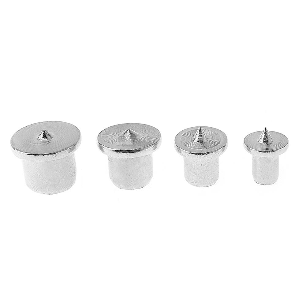 4Pcs Round Wood Positioning Pin Set, 6/8/10/12mm Center Locator for Woodworking Installation & Positioning Work