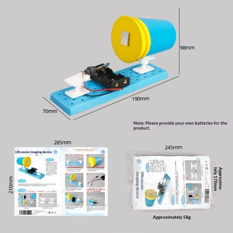 Wissenschaftliches Experimentierkasten Sichtbarer Schallwellen-Bildgeber DIY Akustische Bildgebung Für Heimexperimente Schallwellen Kunst & Wissenschaft Spielzeug