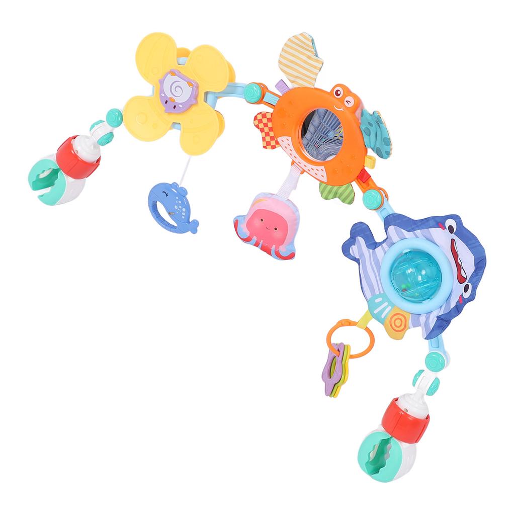 Verstellbarer Bogen Babynest Spielzeug Säuglinge Kleinkinder Babywiege Hängend Autositz Kinderwagen 2 Verwendung