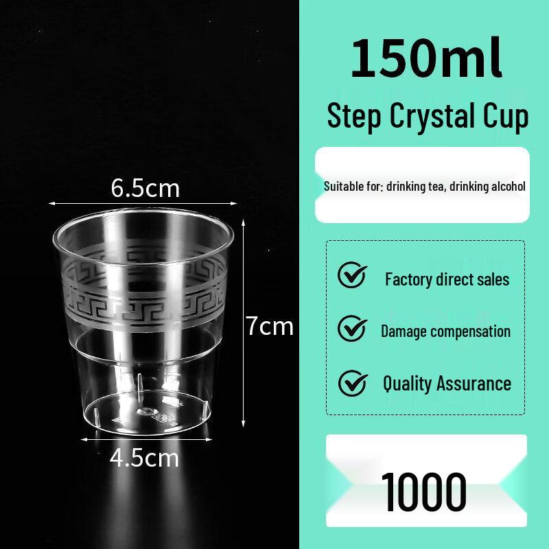 Premium Disposable Thickened Plastic Cups