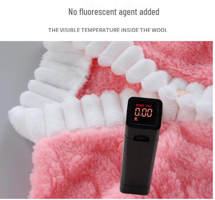 2025 Neuer Stil Kinder Verdickter Samt Pyjama: Warmes Korallenfleece zweiteiliges Set für Jungen & Mädchen