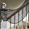 Halloween Scene Setting Cloth Vintage Horror Theme Gauze Tattered Fabric Reusable Cobweb DIY Scary Atmosphere Ghost Haunt/Bar/Party Decoration
