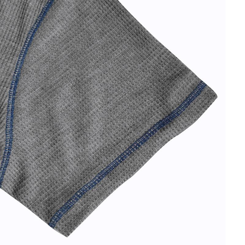 Men's Casual Slim Fit Henley Shirts Classic Button Short Sleeve T-Shirt Summer Basic Lightweight Tops Male Athletic Workout Moisture Wicking Tee Shirt