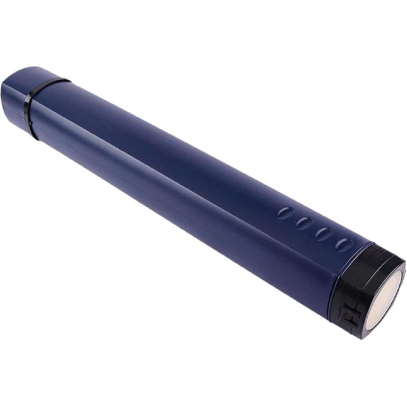 Pouzdro na plány Tube Tube pro ukládání plakátů Rozšiřitelné Ochranné s nastavitelným popruhem Tube pro ukládání dokumentů, pro výkresy, Modré