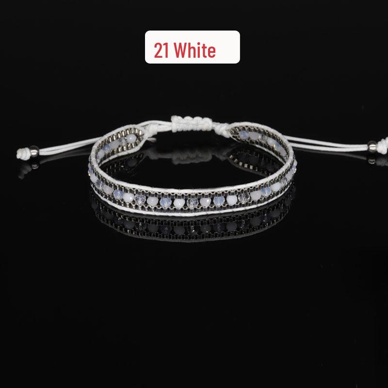 Retro Bohemian Crystal Rope Bracelet