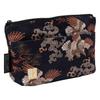 Senshishuin Nishijin Brocade Pouch (Lined) Navy Blue Washimatsu (Small)