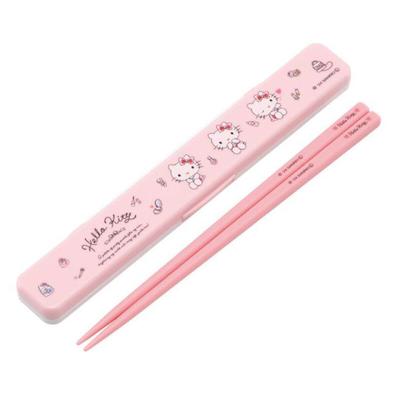 Hello Kitty Watercolor Cosmetics Noiseless Chopsticks Set 18cm