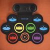 Portable Hand-Rolled Silicone Jazz Electronic Drum Set - Silent Practice Percussion Instrument