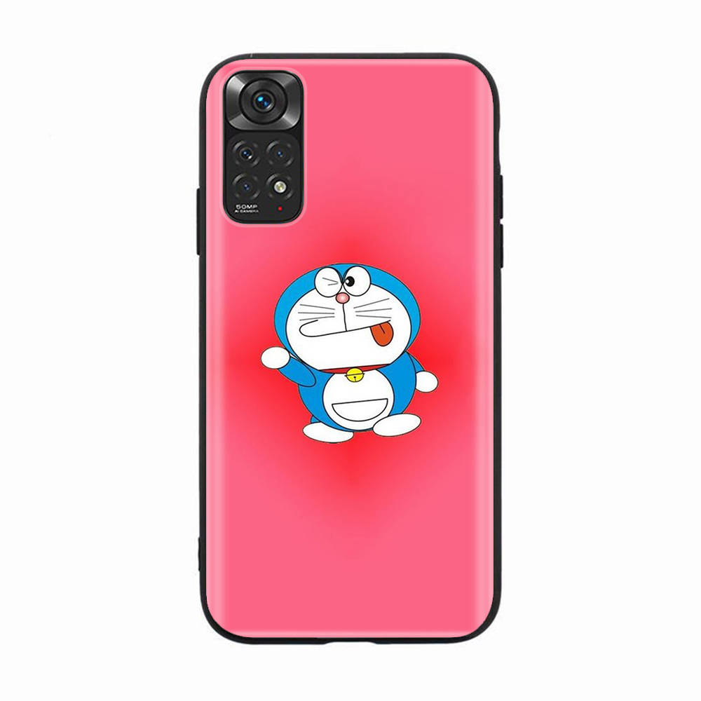 

Чехол D-44 Doraemon Black Sofe для iPhone 16 15 Plus 14 13 Mini 12 11 Pro 8 6 6S SE 5 XR XS Max Realme C30 C33 C32 9I VIVO V29 V27 V23 Y36 iPhone X серый