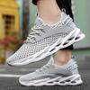 2025 Large Mesh Blade Sneakers Men's Breathable Summer Men's Shoes Large Size Mesh Running Shoes Tide Jinjiang Shoes