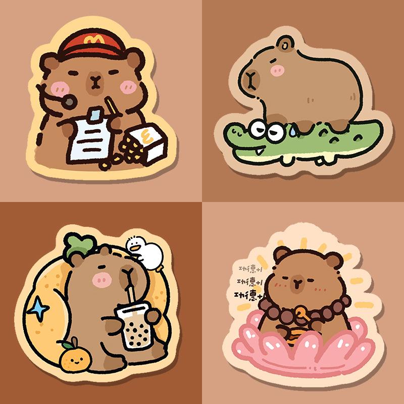 Cartoon Niedliches Capybara Mauspad Computer Schreibtischmatten Kreatives Tastaturpad Gaming Tischmatte Büro Schreibtisch Lustige Dekoration Zubehör