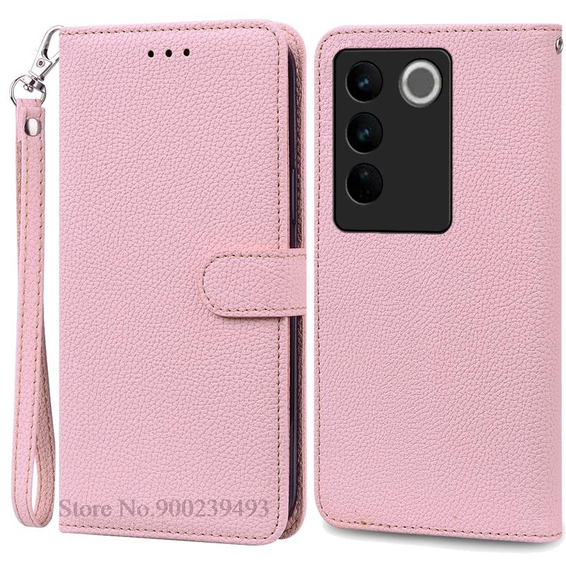 For Vivo V27e 4G Case Wallet Leather Flip Cover For Vivo V27E Case Stand Book Cover For VIVO T2 4G  Case Soft Silicone Fundas