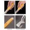 Anti-Scald Spatula Tongs Stainless Steel Food Shovel Clamp 2-in-1 Sliding