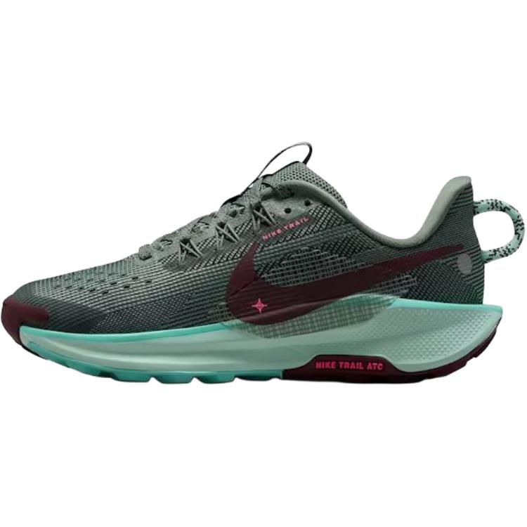 

Nike Pegasus Trail 5 GS Mica Green Night Maroon Juniper Fog Big Kids Trail Running Shoes FV5638-301 32