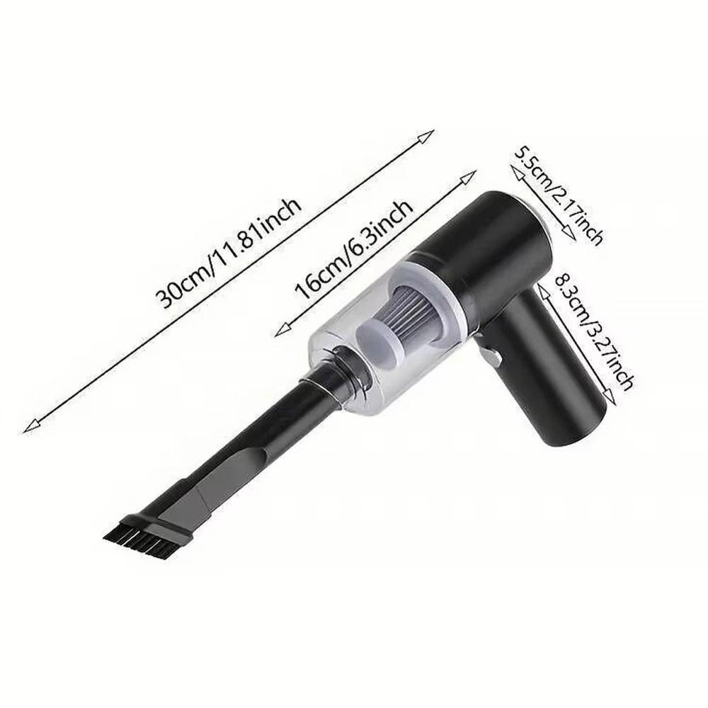 Durable Portable Wireless Car Vacuum Cleaner Strong Suction 120W High Power Dust Remover Dual Use Cordless Cleaner Home Use