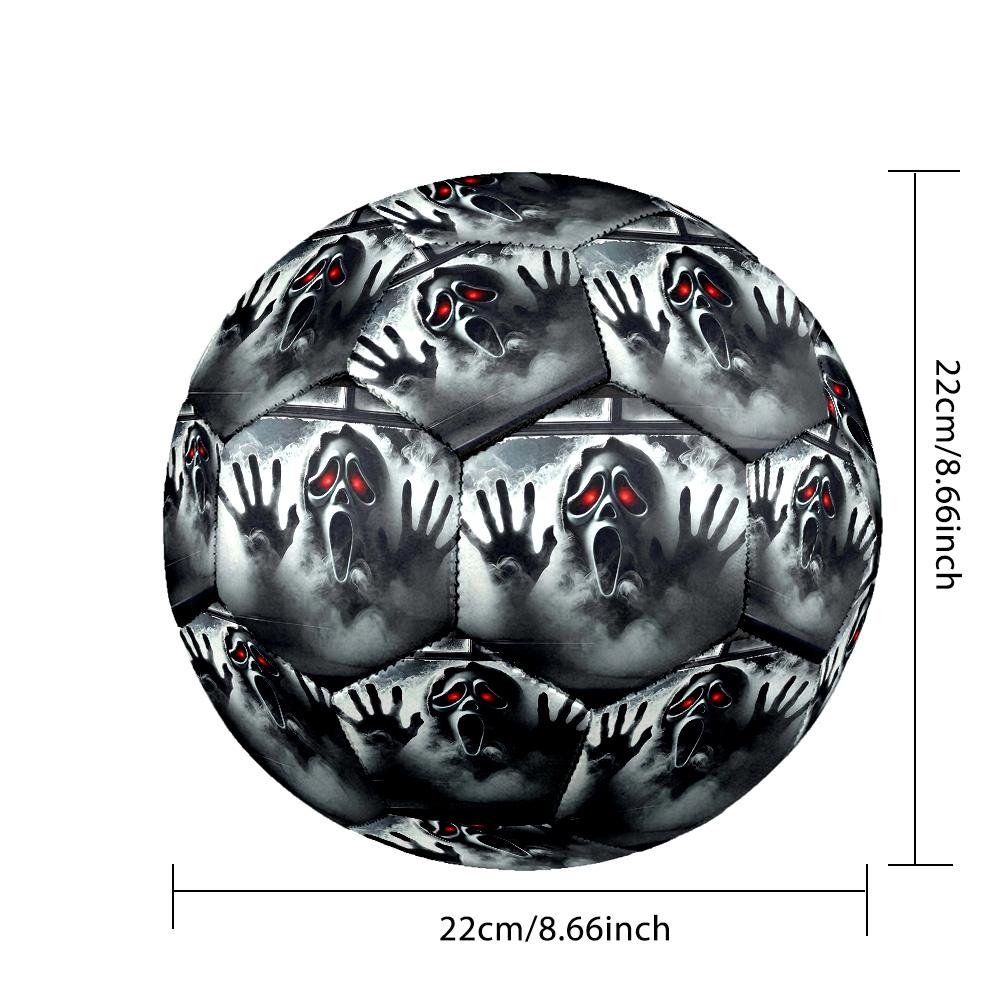 Horror Killer Indoor Soccer Ball Size 5 Colorful All Ages Machine Stitched PVC Competition Ready Durable High-Bounce