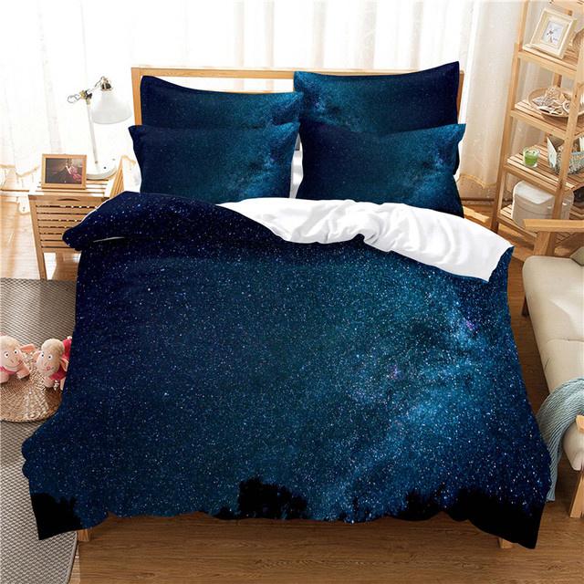 Fantasy Scenery Beach Bedding Set Night Romantic 3d Duvet Cover Set Comforter Cover Twin Queen King Single Size for Girls Boys