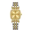 Quartz Movement Watch for Women Lady Dress Casual Wristwatch Alloy Strap Brecelet Watches