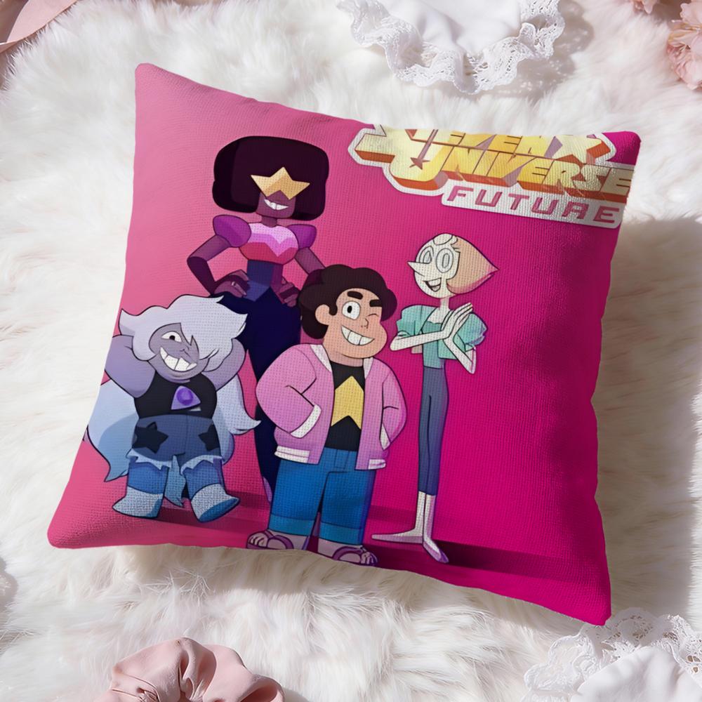 S-Steven Universe FutureS Cushion Cover Premium Comfort Reversible Pillow Cove -Two in One Design for Any Room & Car Interior