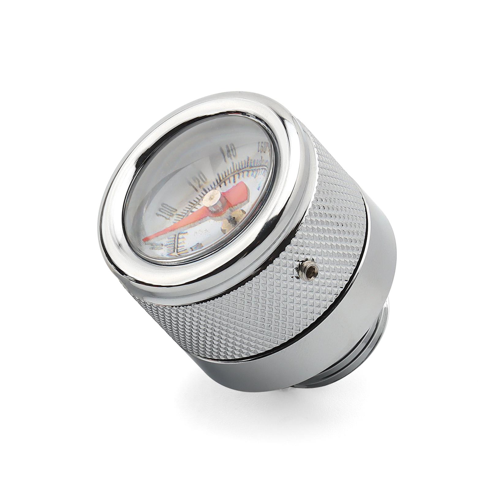 Universal Aluminum Oil Temperature Gauge for