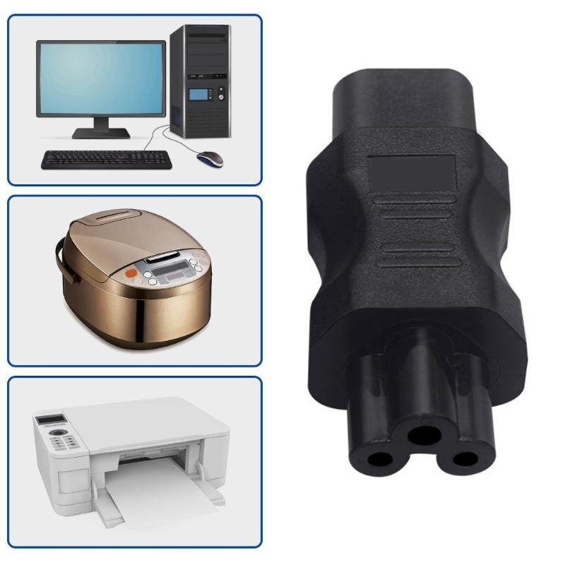 IEC320 C8 auf C5 Konvertierungsstecker Elektrische USV Wechselstrom Steckdosenadapter Stecker C8 Stecker auf C5 Buchse