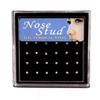 24 Stück Kristall Nasenring & Stecker Mode Körper Schmuck für Damen Mädchen Chirurgenstahl Nasenpiercing Bunter Strassstein
