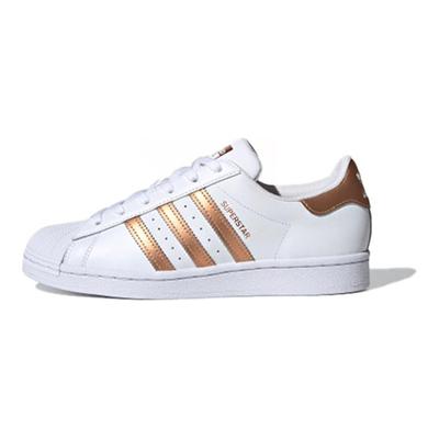 adidas Damskie Sneakersy Superstar 'Białe Miedziane Metaliczne' FX7484