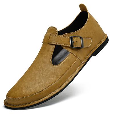 Fashion 2024 New Arrival Men Stylish Loafers Slip On Boat Shoes Handmade Mens Casual Shoes Outdoor Male Genuine Leather Walking Footwear