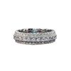 Exaggerated Luxury Unisex Ring, Copper-Plated Platinum-Plated Zircon Jewelry.